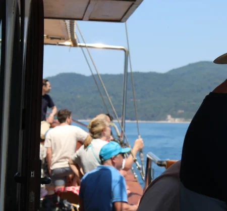 Cruise Ticket- From Ormos Panagias to Ammouliani Island & Blue Lagoon
