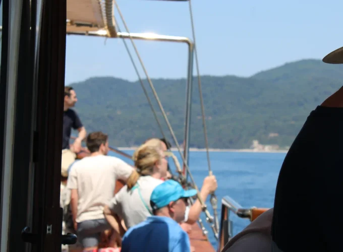 Cruise Ticket- From Ormos Panagias to Ammouliani Island & Blue Lagoon